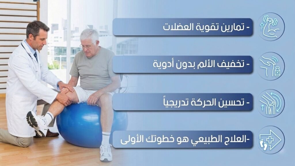 علاج خشونة الركبة