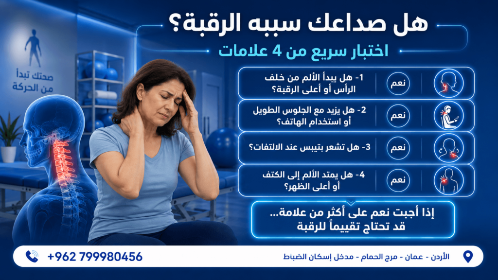 الصداع الناتج عن الرقبة