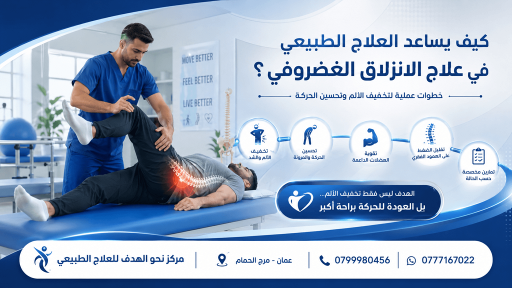 علاج الانزلاق الغضروفي بدون جراحة